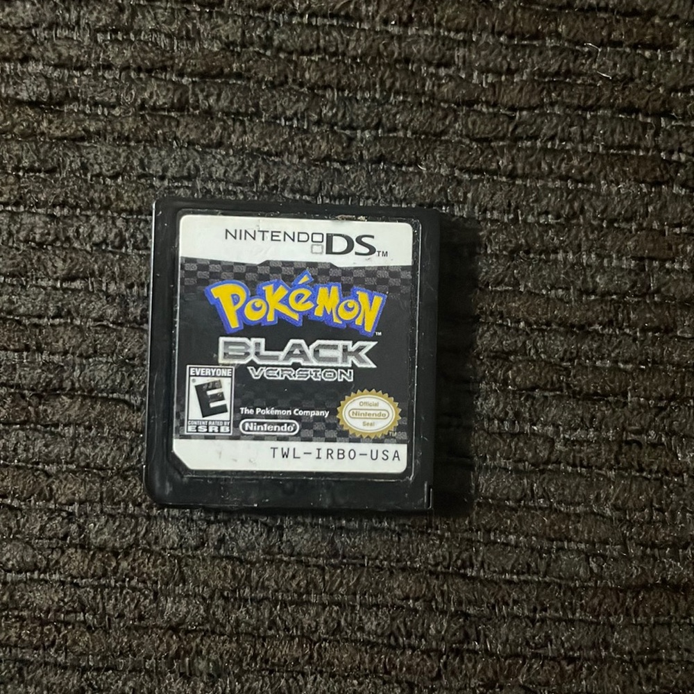 Nintendo Pokémon Black Game.
